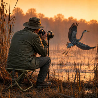 QuickSeat™ – The 3-Second Field Seat Built For Wildlife And Nature Photographers