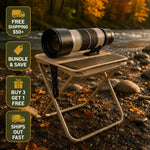 QuickSeat™ – The 3-second field seat built for wildlife and nature photographers.
